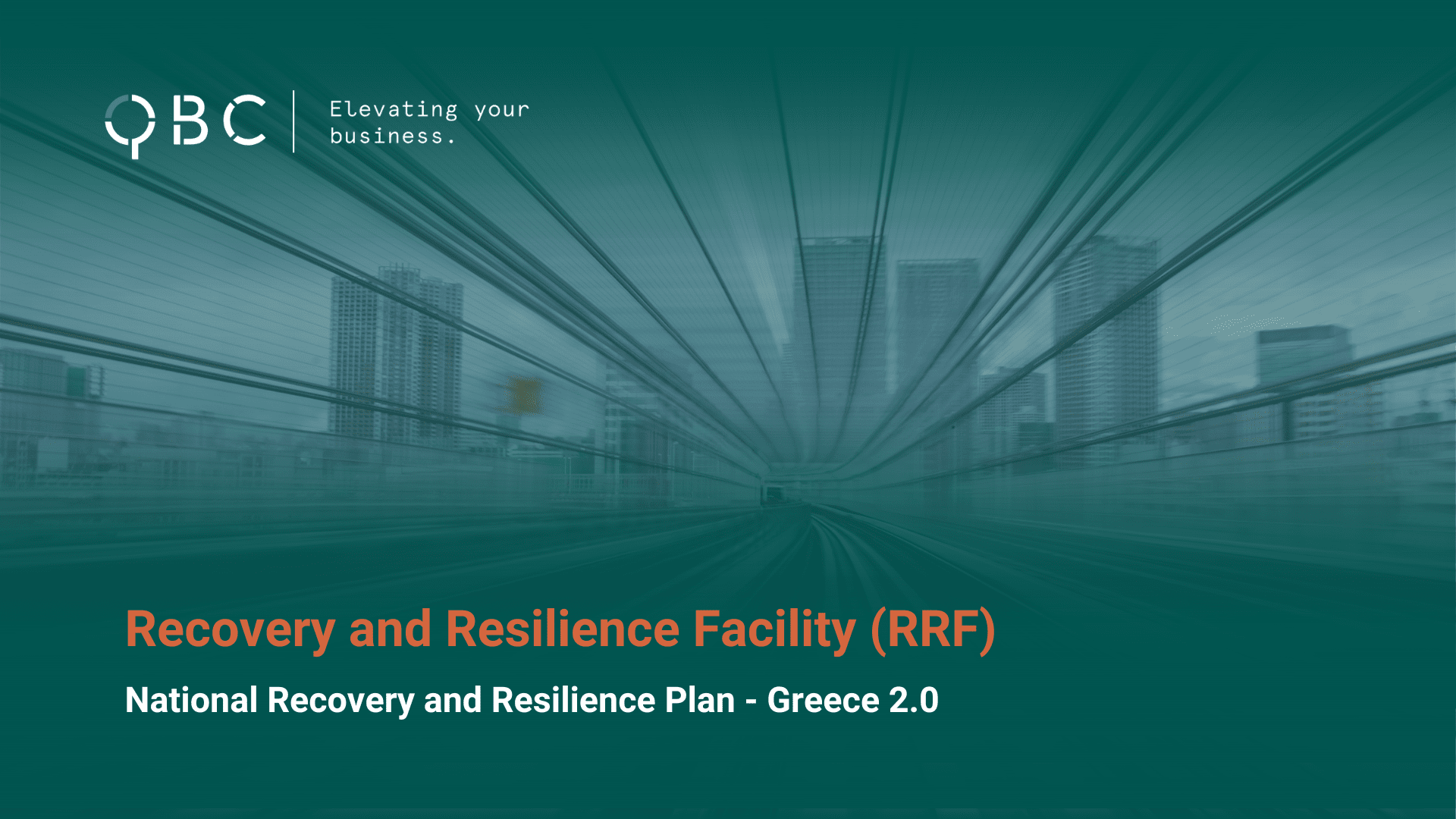 Recovery and Resilience Facility (RRF)