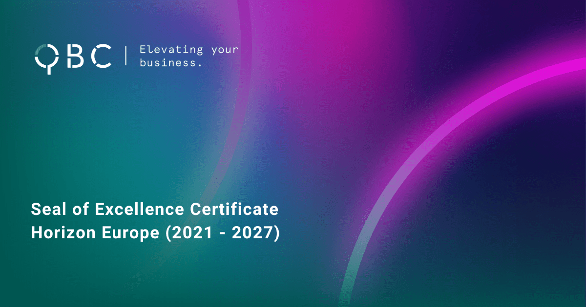 Seal of Excellence Certificate Horizon Europe 2021 - 2027