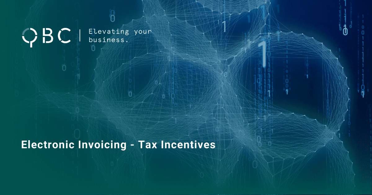 Electronic Invoicing - Tax Incentives